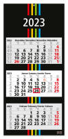 4-Monatskalender STRIPES-RECYCLING