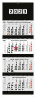 5-Monatskalender PREMIUM-BLACK