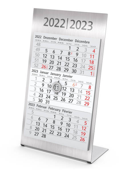 Ersatzkalendarium für 3-Monats-Tischkalender DESKTOP-STEEL für 2 Jahre